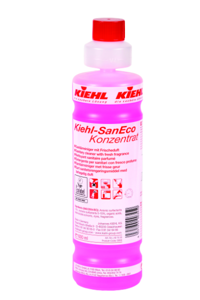 Kiehl-SanEco Konzentrat, Sanitärreiniger mit Frischeduft, 1 l oder 2 l
